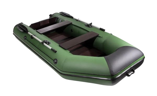 Лодка ПВХ Аква 2900 СКК зелёный/чёрный | Мототека